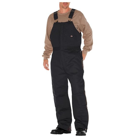 NWT Dickie's Mens Insulated Blended Duck Overall Black Size M REG $160 3D92 - Picture 1 of 1